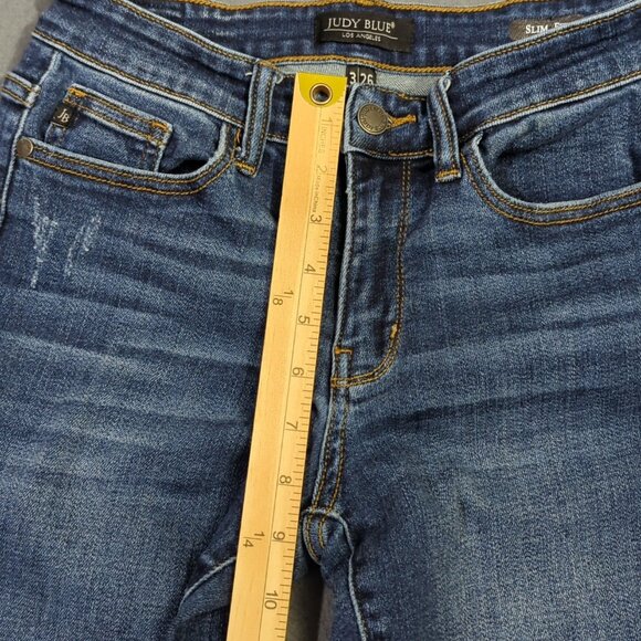 Judy Blue Jeans Women's 26 Blue Slim Fit Denim - Picture 6 of 12